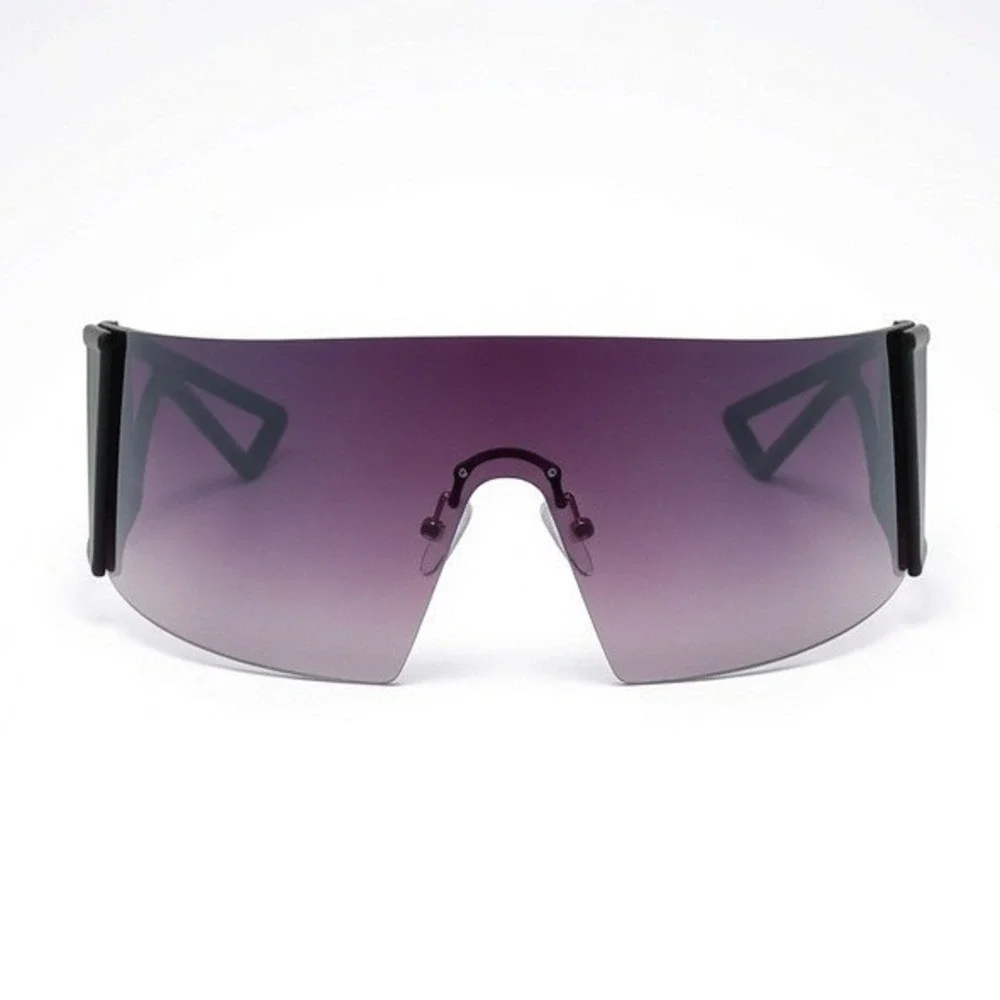 Women Sunglasses Fashion Designer Luxury‎ Visor Futuristic Cyclops Sport Lentes